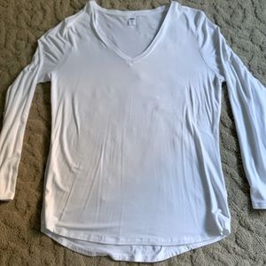 Old Navy white long sleeve shirt. Size medium